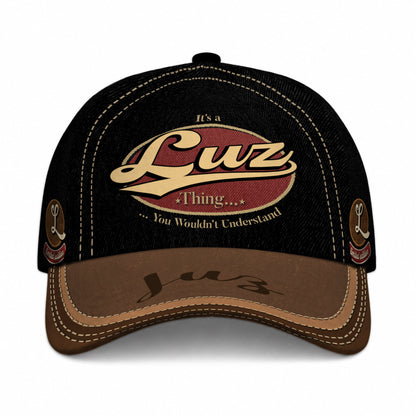 LUZ  TC06 HH79 Personalized Distressed Baseball Cap, Custom Retro Trucker Hat, Statement Dad Cap