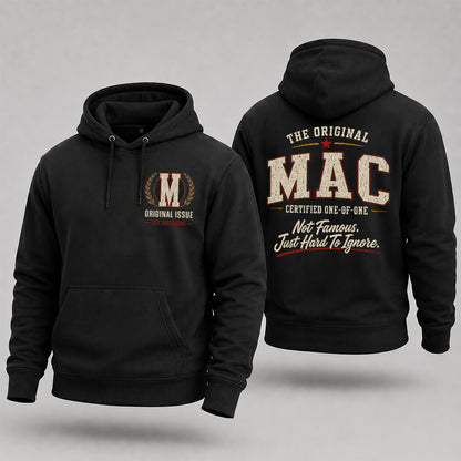 MAC W65-F6-168 – Personalized Original Issue Apparel “The Original NAME Certified One-of-One"