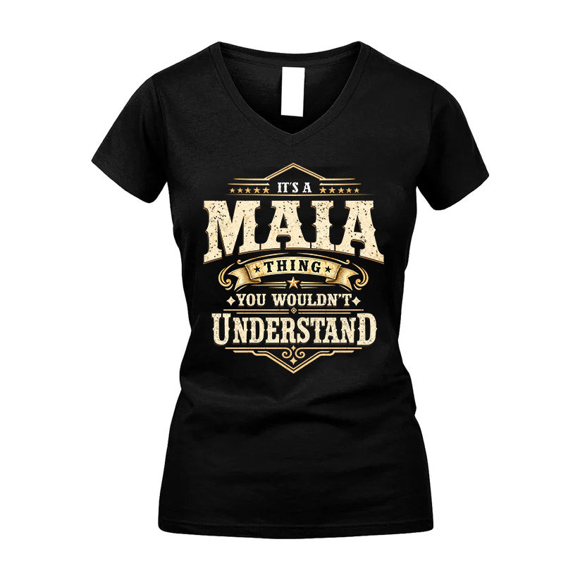 MAIA HH-F009–Personalized Name Quote Apparel “It’s an NAME Thing You Wouldn’t Understand”