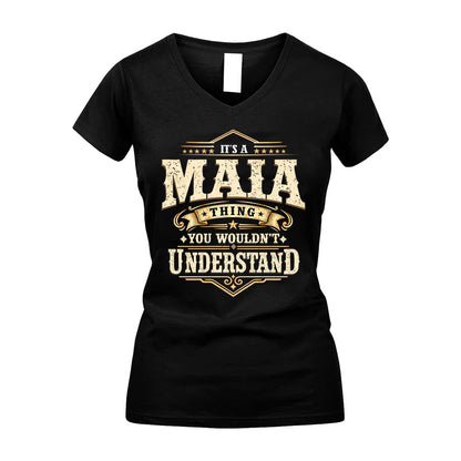 MAIA HH-F009–Personalized Name Quote Apparel “It’s an NAME Thing You Wouldn’t Understand”