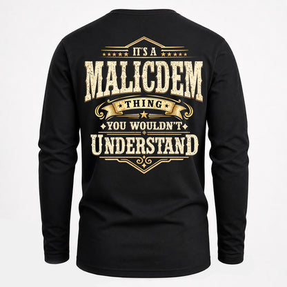 MALICDEM HH-F003–Personalized Name Quote Apparel “It’s an NAME Thing You Wouldn’t Understand”