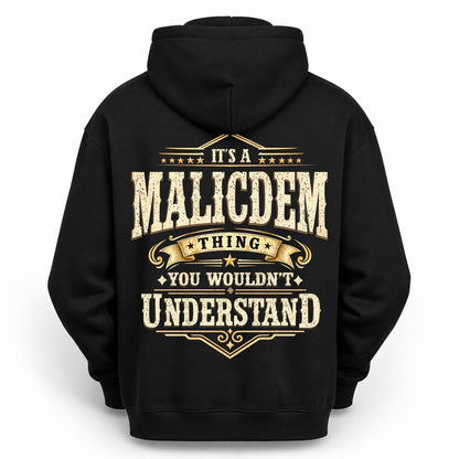 MALICDEM HH-F003–Personalized Name Quote Apparel “It’s an NAME Thing You Wouldn’t Understand”