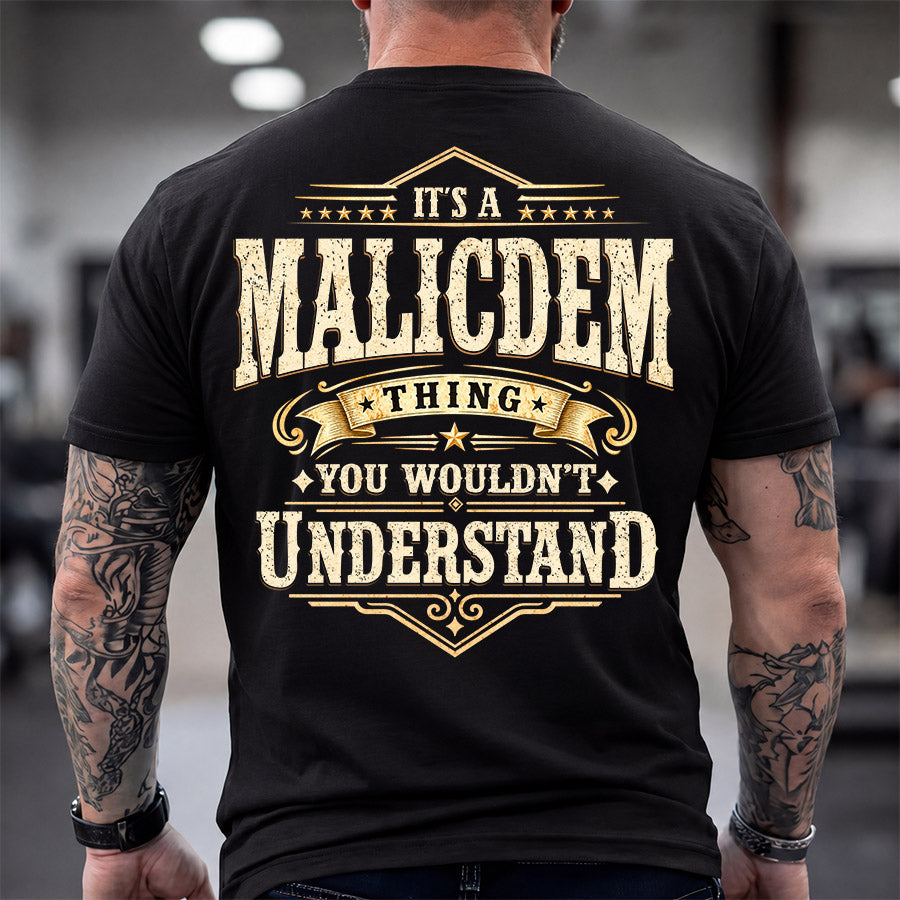 MALICDEM HH-F003–Personalized Name Quote Apparel “It’s an NAME Thing You Wouldn’t Understand”