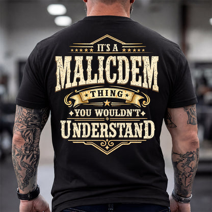 MALICDEM HH-F003–Personalized Name Quote Apparel “It’s an NAME Thing You Wouldn’t Understand”