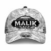 MALIK TC01 HH79 Team Your Name Hat, Personalized Camo Baseball Cap, Custom Family Gift, Gift for Him Her