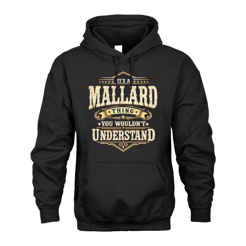 MALLARD HH-F009–Personalized Name Quote Apparel “It’s an NAME Thing You Wouldn’t Understand”