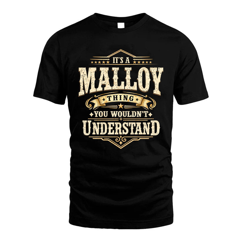 MALLOY HH-F009–Personalized Name Quote Apparel “It’s an NAME Thing You Wouldn’t Understand”
