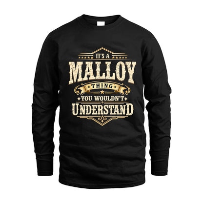 MALLOY HH-F009–Personalized Name Quote Apparel “It’s an NAME Thing You Wouldn’t Understand”