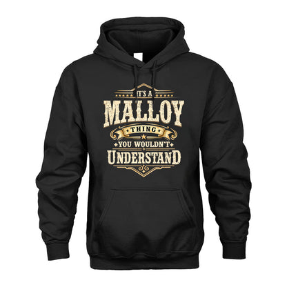 MALLOY HH-F009–Personalized Name Quote Apparel “It’s an NAME Thing You Wouldn’t Understand”