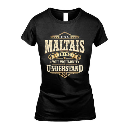 MALTAIS HH-F009–Personalized Name Quote Apparel “It’s an NAME Thing You Wouldn’t Understand”