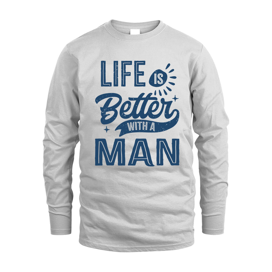 MAN HH88-K2–Personalized Name Quote T-Shirt Life Is Better With Unisex Gift