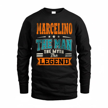 MARCELINO HH F007 The Man The Myth The Legend Personalized Shirt – Gift for Men