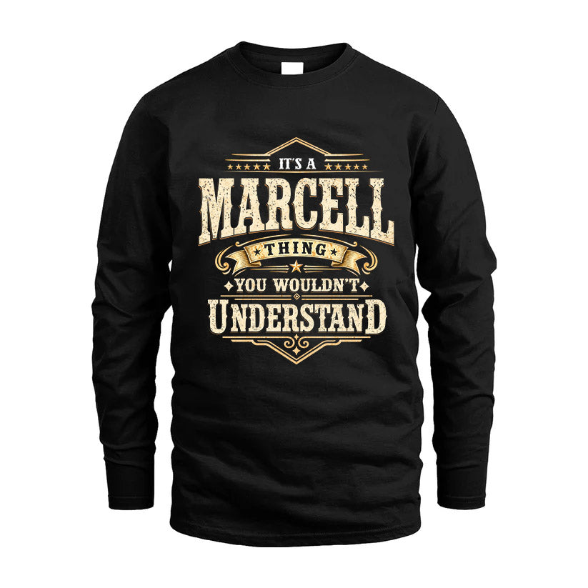 MARCELL HH-F009–Personalized Name Quote Apparel “It’s an NAME Thing You Wouldn’t Understand”