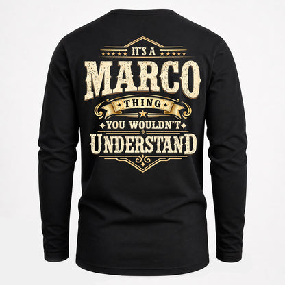 MARCO HH-F003–Personalized Name Quote Apparel “It’s an NAME Thing You Wouldn’t Understand”