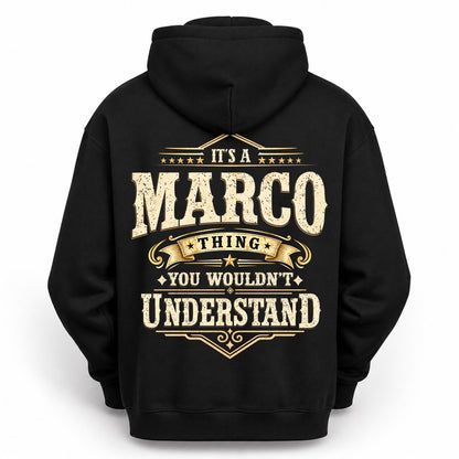 MARCO HH-F003–Personalized Name Quote Apparel “It’s an NAME Thing You Wouldn’t Understand”