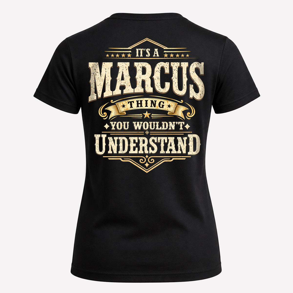 MARCUS HH-F003–Personalized Name Quote Apparel “It’s an NAME Thing You Wouldn’t Understand”