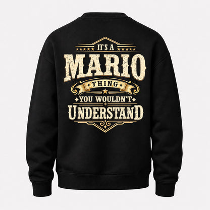 MARIO HH-F003–Personalized Name Quote Apparel “It’s an NAME Thing You Wouldn’t Understand”