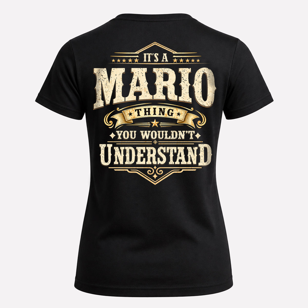 MARIO HH-F003–Personalized Name Quote Apparel “It’s an NAME Thing You Wouldn’t Understand”