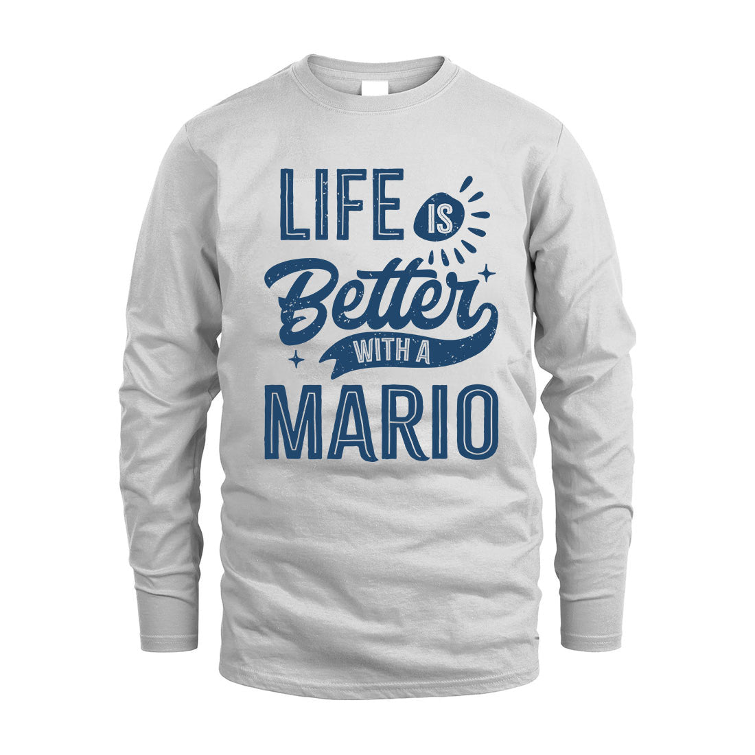 MARIO HH88-K2–Personalized Name Quote T-Shirt Life Is Better With Unisex Gift
