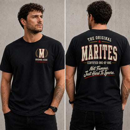 MARITES W65-F6-168 – Personalized Original Issue Apparel “The Original NAME Certified One-of-One"