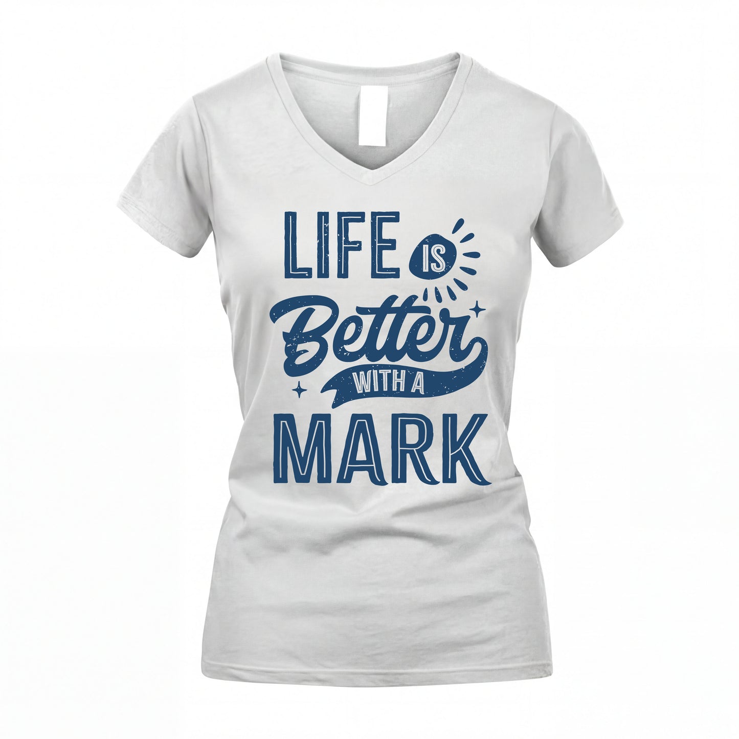 MARK HH88-K2–Personalized Name Quote T-Shirt Life Is Better With Unisex Gift
