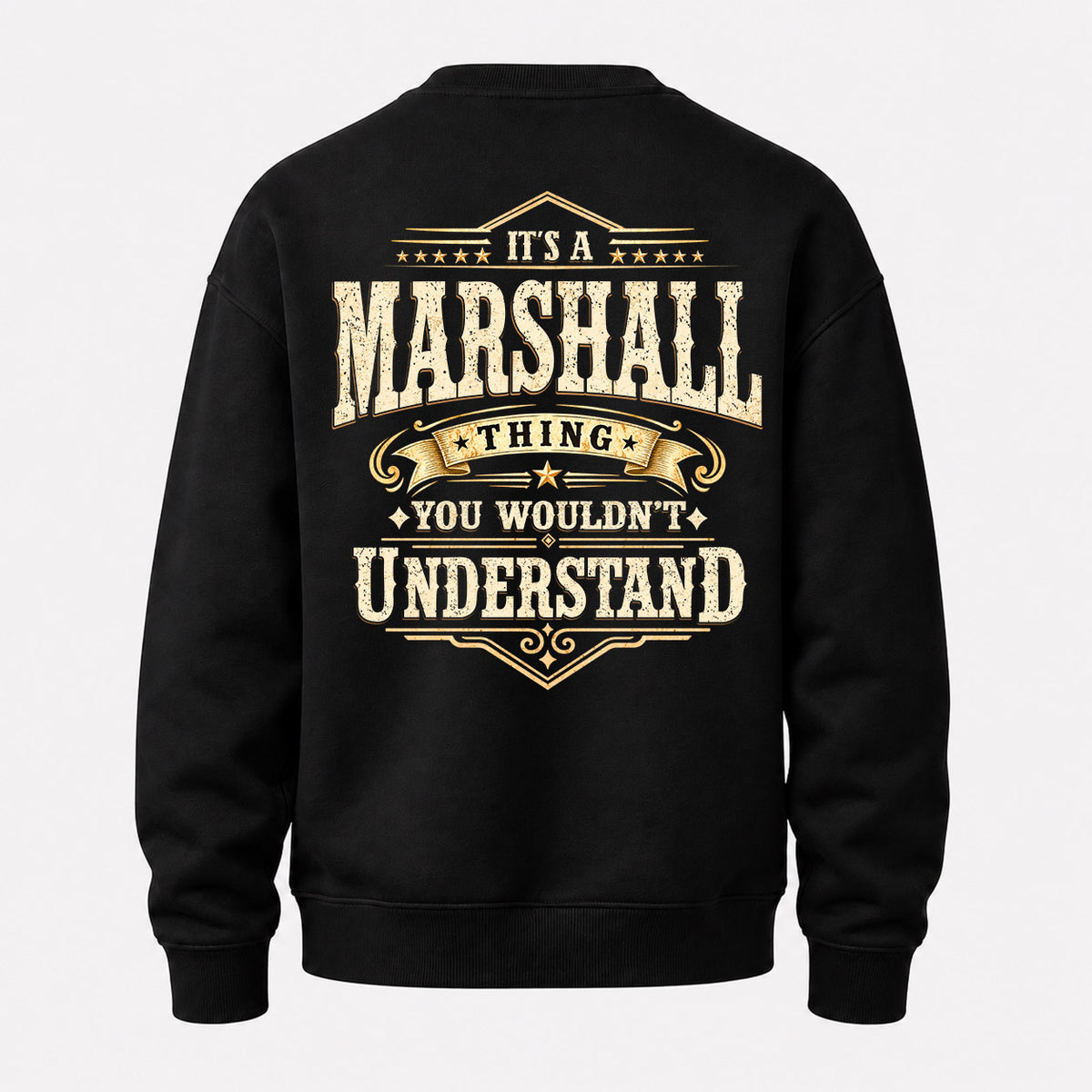 MARSHALL HH-F003–Personalized Name Quote Apparel “It’s an NAME Thing You Wouldn’t Understand”