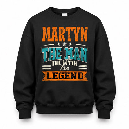 MARTYN HH F007 The Man The Myth The Legend Personalized Shirt – Gift for Men