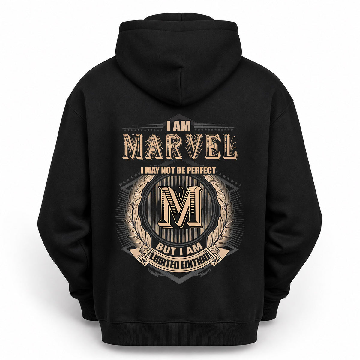 MARVEL 2K-101–Personalized Name Quote Apparel “I Am NAME May Not Be Perfect But I Am Limited Edition”