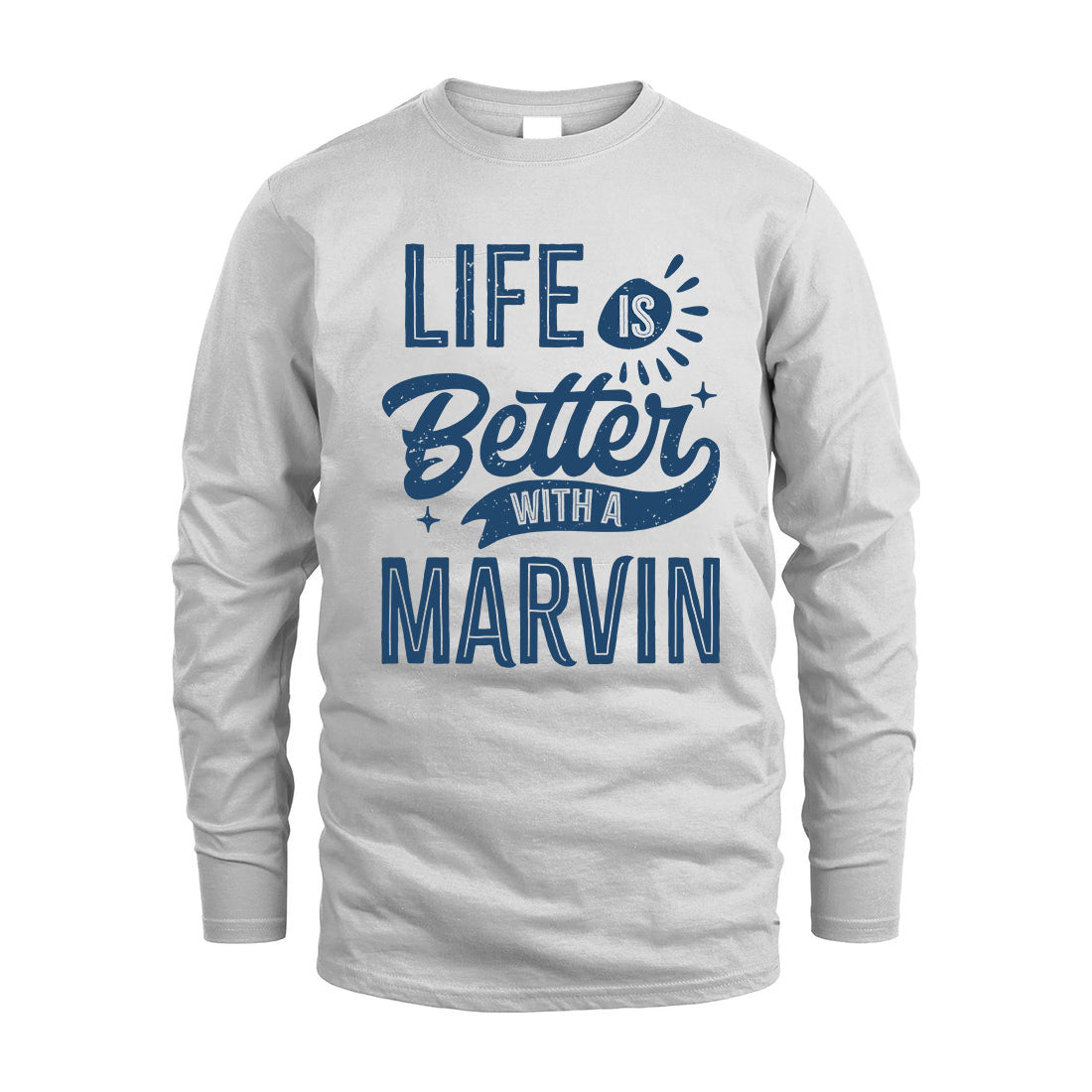 MARVIN HH88-K2–Personalized Name Quote T-Shirt Life Is Better With Unisex Gift