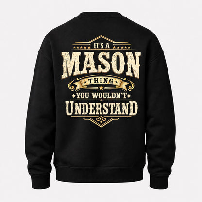 MASON HH-F003–Personalized Name Quote Apparel “It’s an NAME Thing You Wouldn’t Understand”