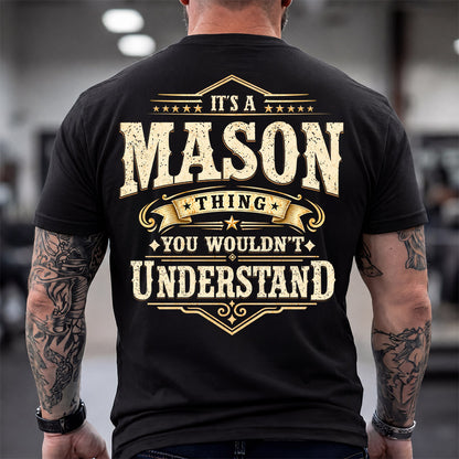 MASON HH-F003–Personalized Name Quote Apparel “It’s an NAME Thing You Wouldn’t Understand”