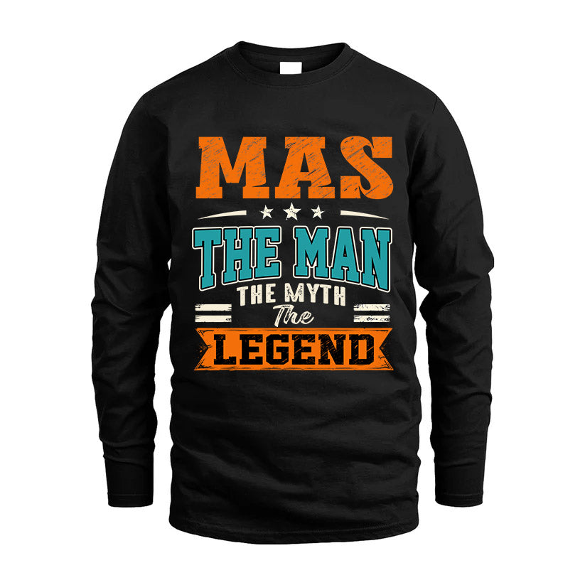 MAS HH F007 The Man The Myth The Legend Personalized Shirt – Gift for Men