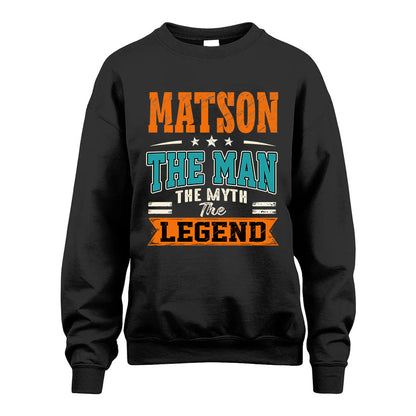 MATSON HH F007 The Man The Myth The Legend Personalized Shirt – Gift for Men