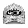 MATTIE TC01 HH79 Team Your Name Hat, Personalized Camo Baseball Cap, Custom Family Gift, Gift for Him Her