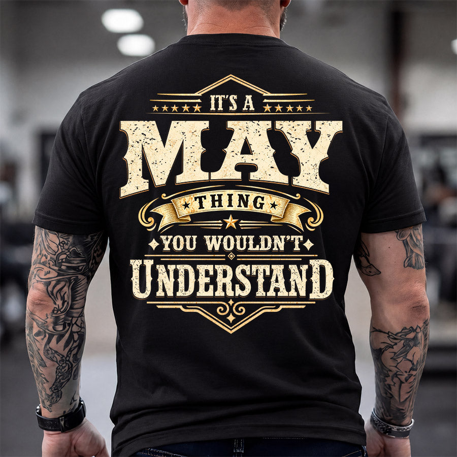 MAY HH-F003–Personalized Name Quote Apparel “It’s an NAME Thing You Wouldn’t Understand”