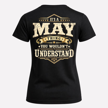 MAY HH-F003–Personalized Name Quote Apparel “It’s an NAME Thing You Wouldn’t Understand”