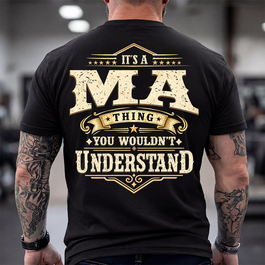 MA HH-F003–Personalized Name Quote Apparel “It’s an NAME Thing You Wouldn’t Understand”