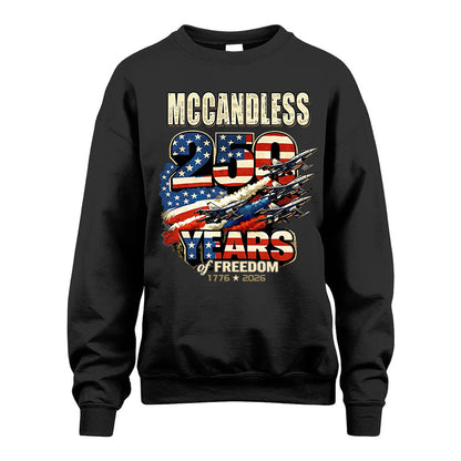 MCCANDLESS HH88-K250-105...250 Years Of Freedom 1776-2026