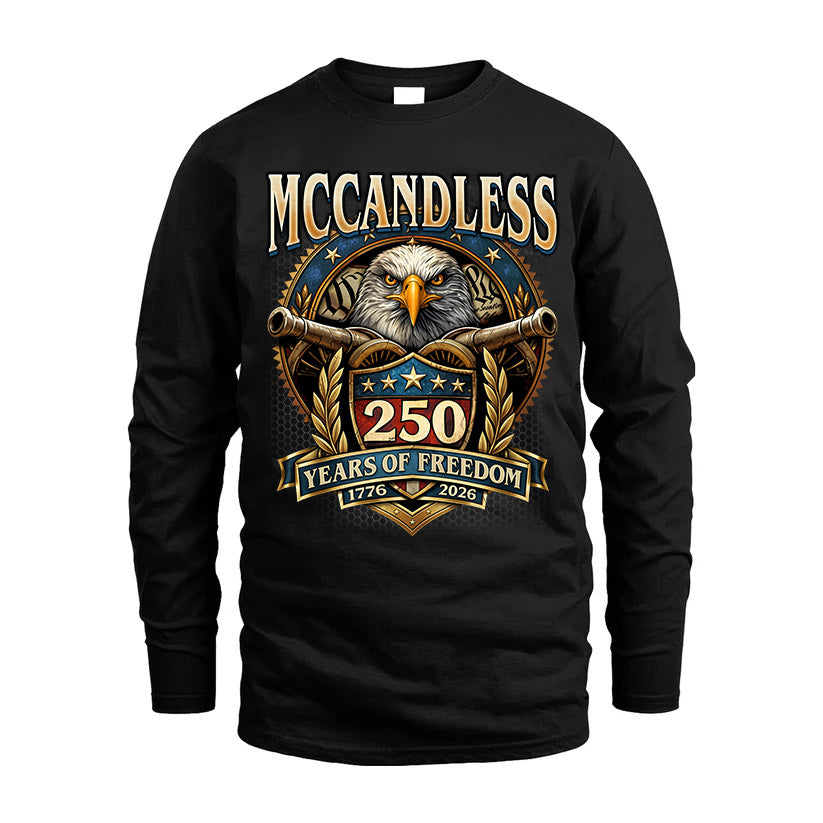 MCCANDLESS HH88-K250-104...250 Years Of Freedom 1776-2026