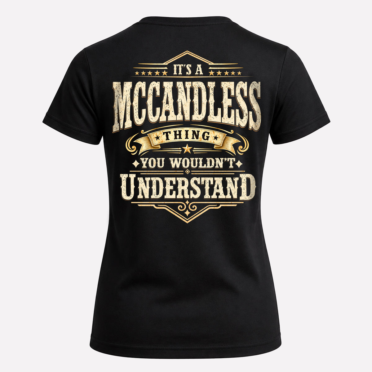 MCCANDLESS HH-F003–Personalized Name Quote Apparel “It’s an NAME Thing You Wouldn’t Understand”