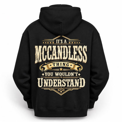 MCCANDLESS HH-F003–Personalized Name Quote Apparel “It’s an NAME Thing You Wouldn’t Understand”