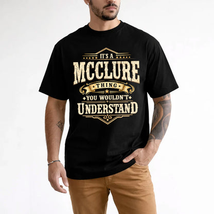 MCCLURE HH-F009–Personalized Name Quote Apparel “It’s an NAME Thing You Wouldn’t Understand”