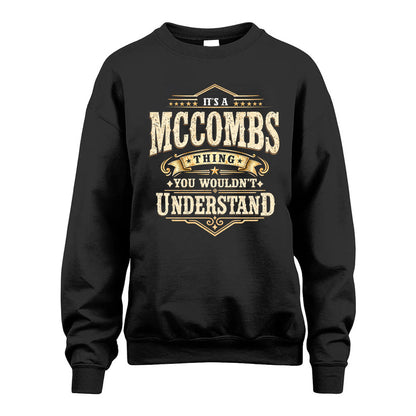 MCCOMBS HH-F009–Personalized Name Quote Apparel “It’s an NAME Thing You Wouldn’t Understand”