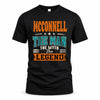 MCCONNELL HH F007 The Man The Myth The Legend Personalized Shirt – Gift for Men