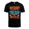 MCCRORY HH F007 The Man The Myth The Legend Personalized Shirt – Gift for Men