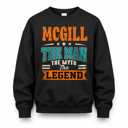 MCGILL HH F007 The Man The Myth The Legend Personalized Shirt – Gift for Men