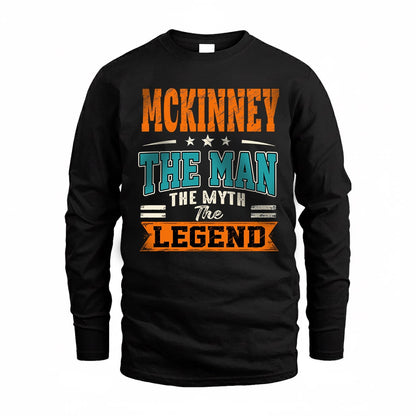 MCKINNEY HH F007 The Man The Myth The Legend Personalized Shirt – Gift for Men