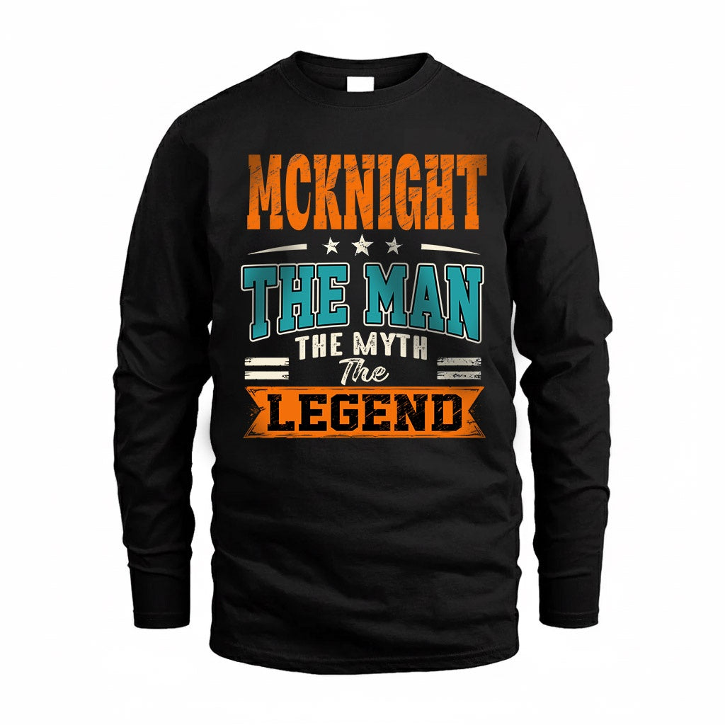 MCKNIGHT HH F007 The Man The Myth The Legend Personalized Shirt – Gift for Men
