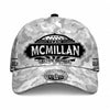MCMILLAN TC01 HH79 Team Your Name Hat, Personalized Camo Baseball Cap, Custom Family Gift, Gift for Him Her