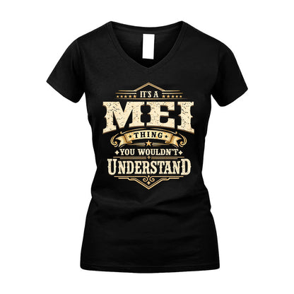 MEI HH-F009–Personalized Name Quote Apparel “It’s an NAME Thing You Wouldn’t Understand”